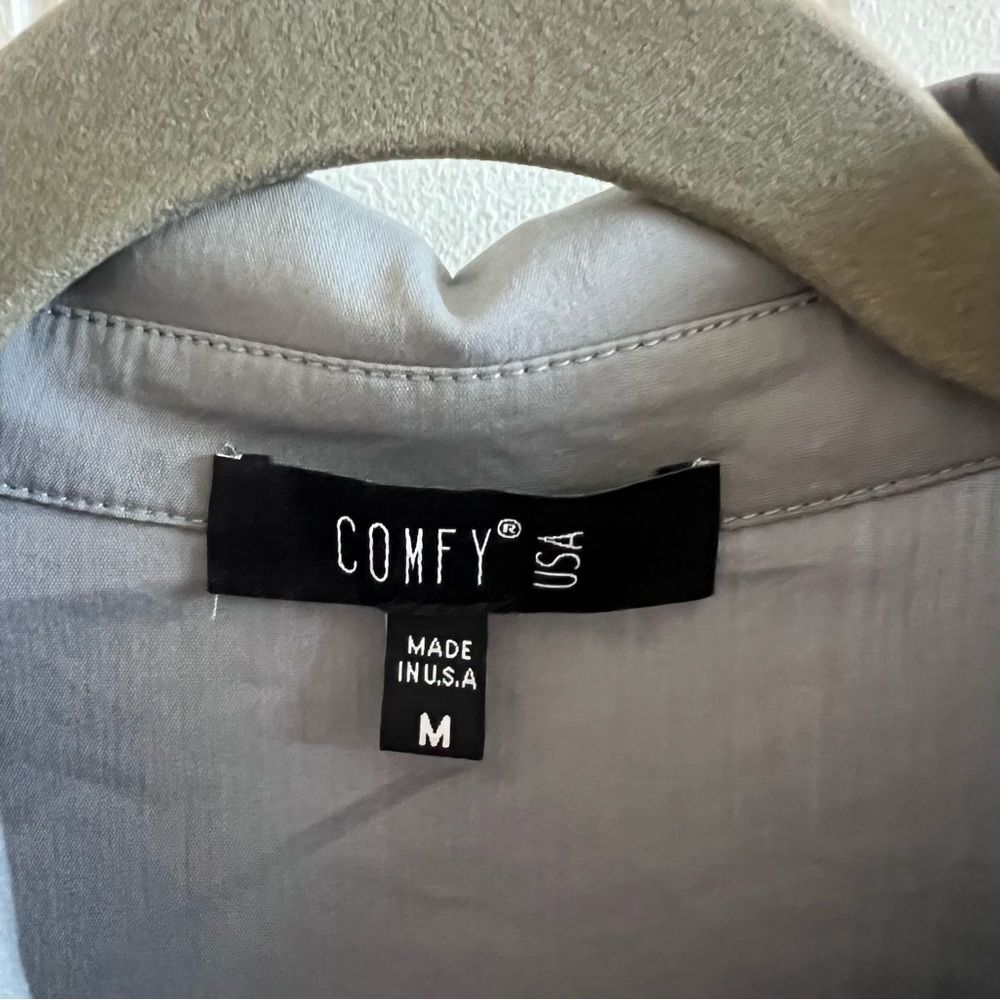 Comfy USA Color Block Button Down TunicTop - image 3